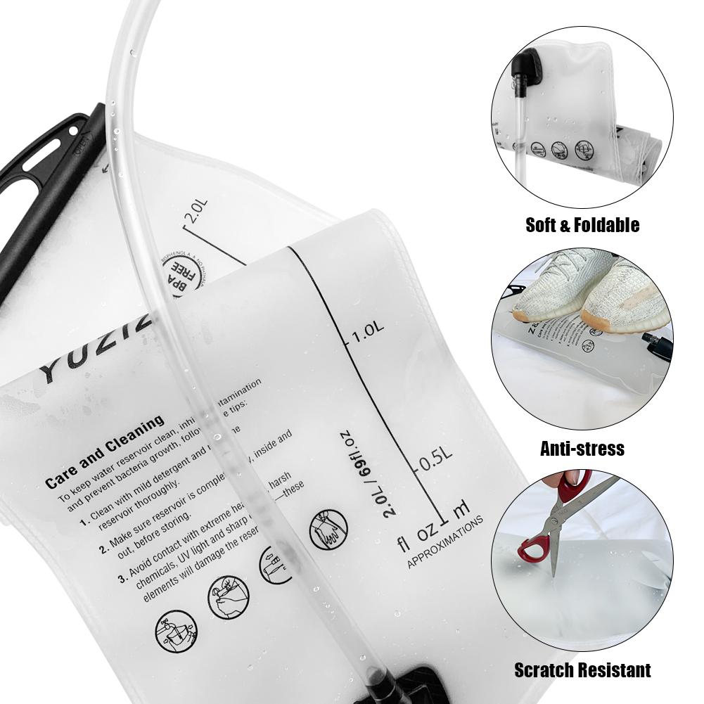 YUZIZ Hydration Bladder 2L for Outdoor Activities (rowing, kayaking and canoeing),etc. - YUZIZ