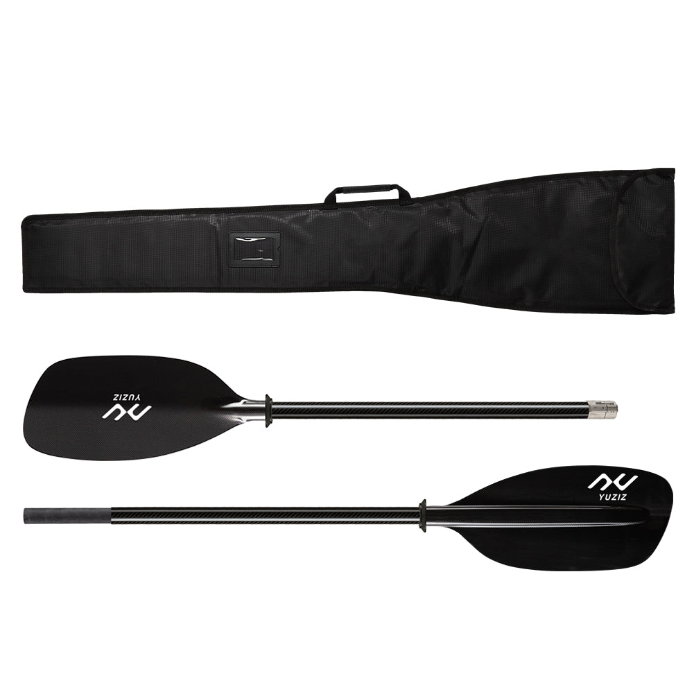YUZIZ Full Carbon Fiber Whitewater Kayak Paddles – Straight or Bent Shaft, Engineered for Performance - YUZIZ